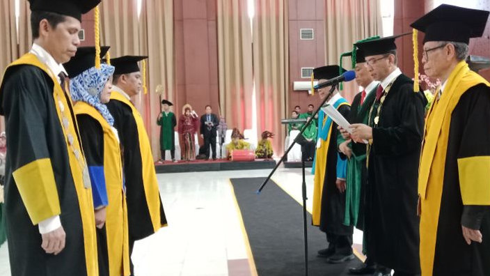 Rektor UIN Alauddin Cetus Istilah Akulturasi Keilmuan, Terinspirasi Pidato Pengukuhan 3 Guru Besar