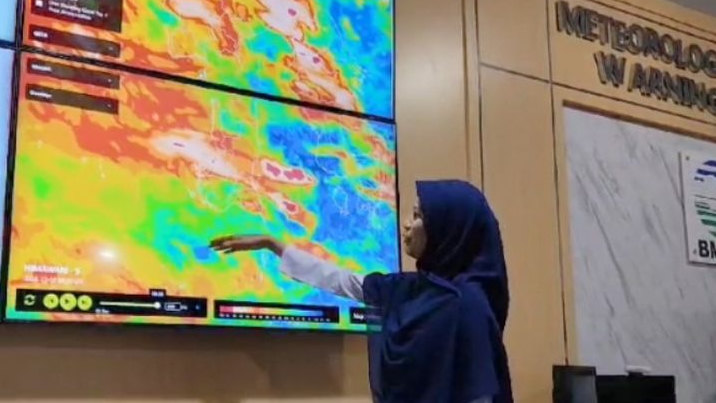 Prakiraan Cuaca Sulsel Hari Ini, Wilayah Potensi Hujan - Peringatan Gelombang Tinggi BBMKG Makassar