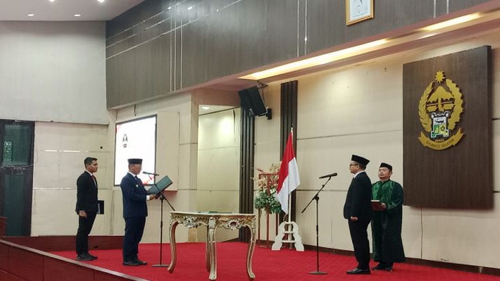 Ini dua Sahabat Jadi Saksi Pelantikan Jufri Rahman sebagai Sekda Sulawesi Selatan