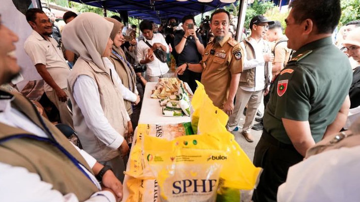 Gubernur Sulsel Paparkan Capaian Sulawesi Selatan pada Pembukaan Gerakan Pangan Murah