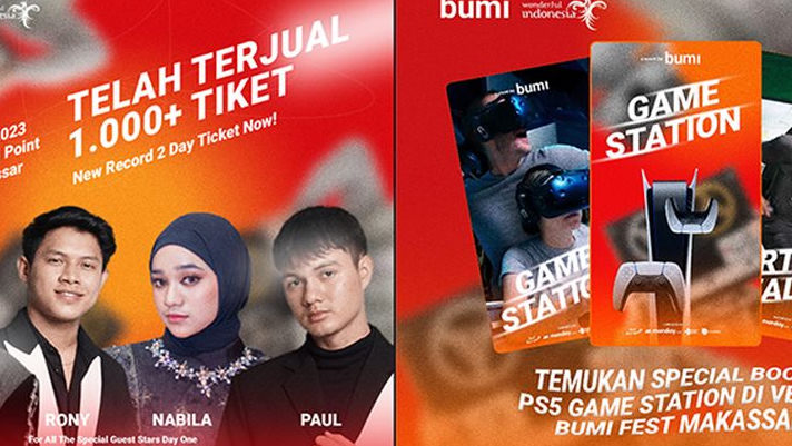 Penyelenggara Bumi Fest 2023 Makassar Janji Refund Tiket 100 Persen, Catat Nih!
