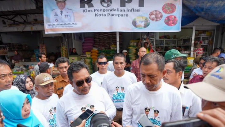 Pj Gubernur Sulsel Apresiasi Akbar Ali yang Berhasil Kendalikan Inflasi di Kota Parepare