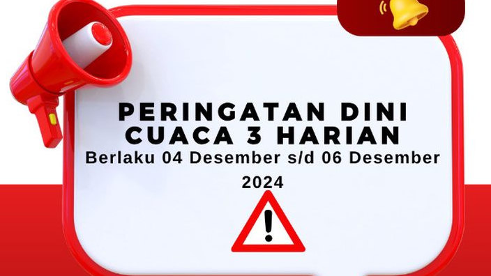 BPBD Sulsel Respons Peringatan Dini Peningkatan Cuaca 4-6 Desember di Sulawesi Selatan