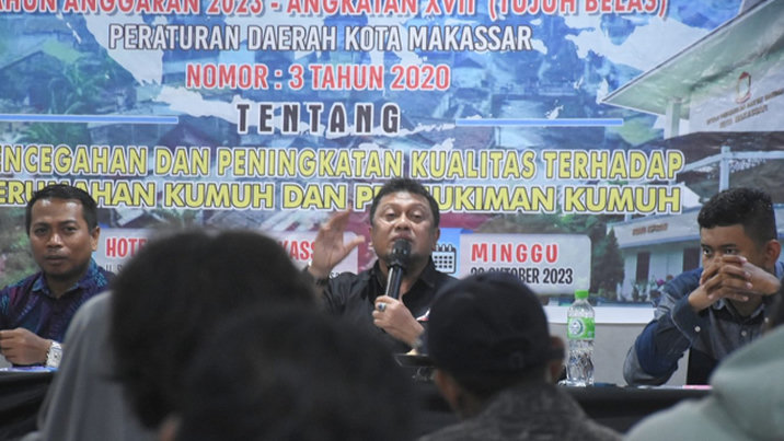 Anggota DPRD Makassar Arifin Dg Kulle Harap Pemerintah Tingkatkan Kualitas Infrastruktur Pemukiman Kumuh