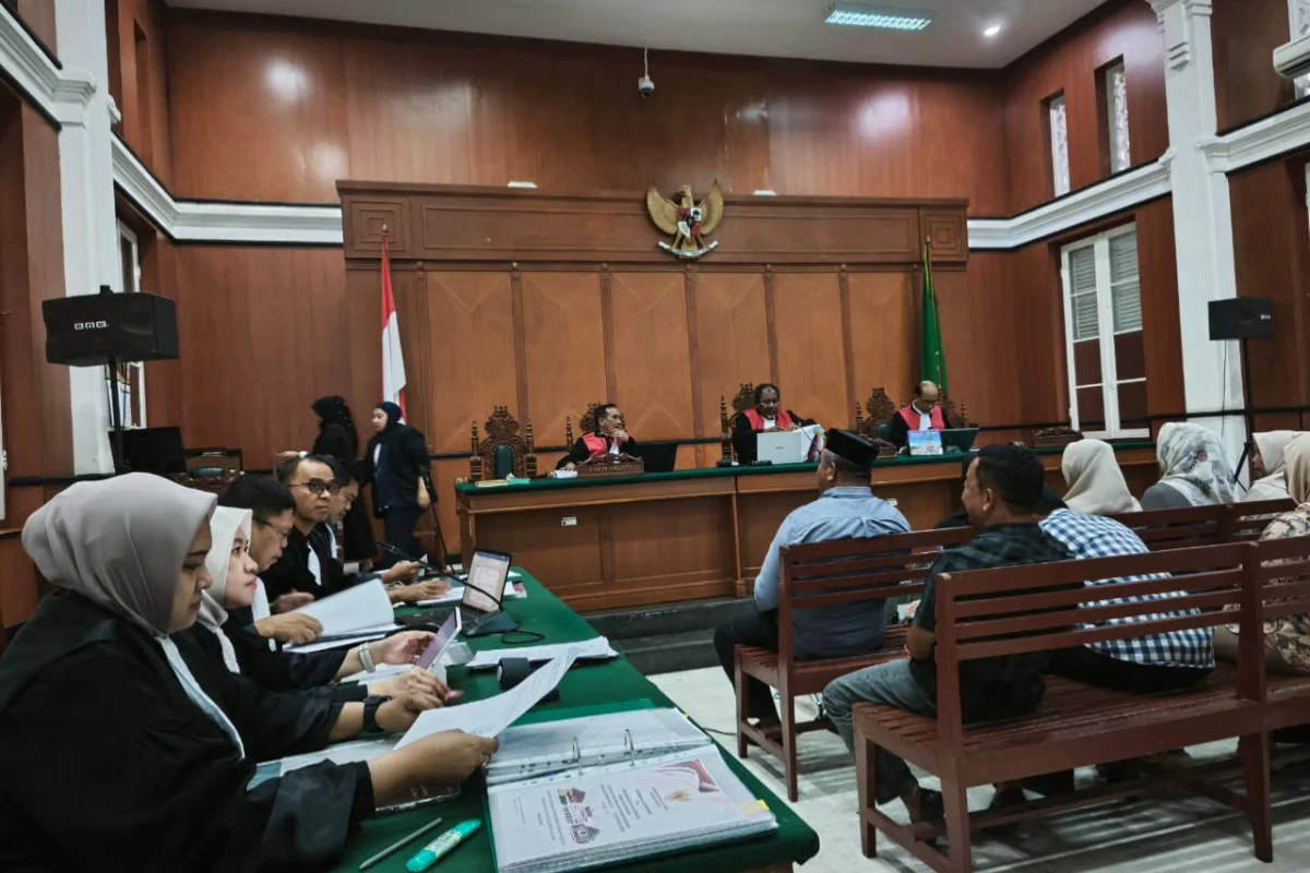 Sidang lanjutan Korupsi Bibit Nanas Sulsel di Pengadilan Tipikor Makassar