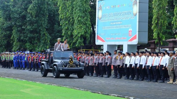 5.268 Personel Gabungan Siaga Operasi Ketupat 2026, Polda Sulsel Dirikan 108 Pos Pengamanan Lebaran