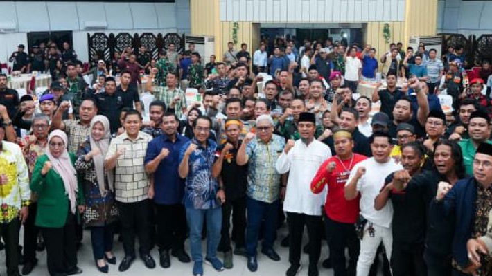 Andi Sudirman dan Enam Jenderal Kompak Serukan Deklarasi Damai di Makassar