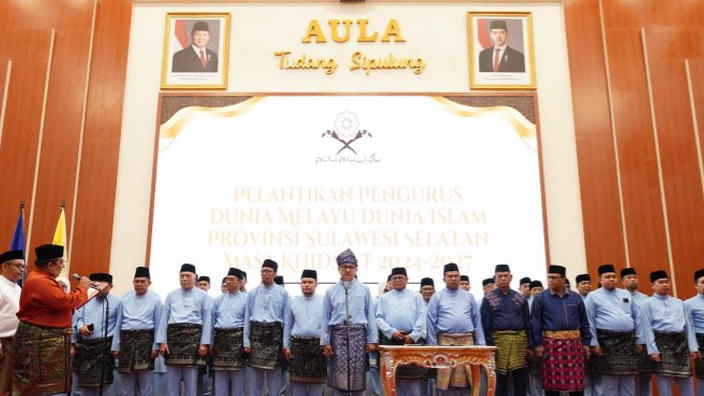 Sah! Jufri Rahman Ketua Pertama Dunia Melayu Dunia Islam Sulawesi Selatan Periode 2024-2027