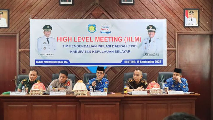 Rapat Pengendalian Inflasi Kepulauan Selayar, Saiful Arif Ingatkan Soal Ini