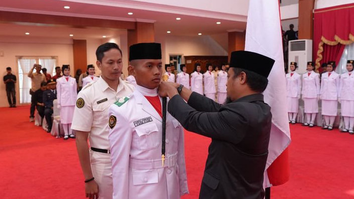Deretan Paskibraka Sulsel HUT RI ke-80: Andi Alya Dipercaya Bawa Baki, Ponakan Menteri Ikut Bertugas