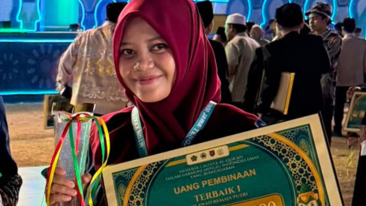Ma’rifah Asal Pangkep Juara I MTQ Nasional 2026, Alumni UIM Al-Gazali