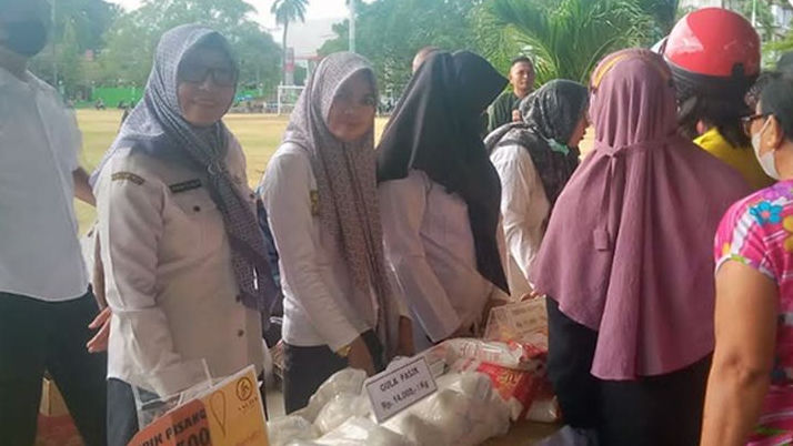 Pemkot Parepare Gelar Pasar Murah di Alun-alun Lapangan Andi Makkasau
