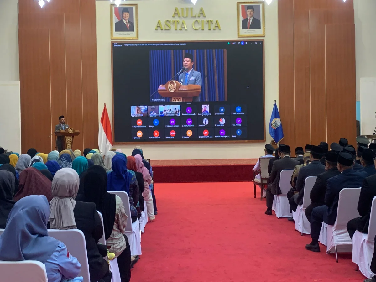 Sejumlah Kepala Daerah Hadiri Pelantikan Darmawangsyah Muin sebagai Bupati Gowa