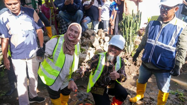 Andi Sudirman Sulaiman Ground Breaking DI Apparang Hulu, Rp14 Miliar Dikucur untuk 3 Daerah Irigasi
